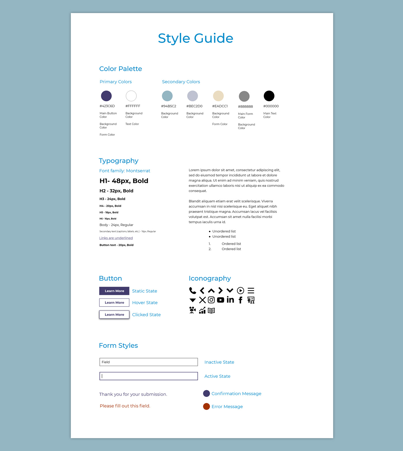 Style guide